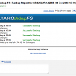BackupFS Email Report