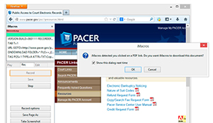 Verifying PDF downloads
